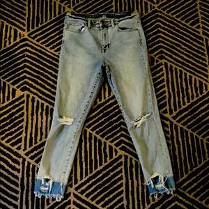 BDG High waisted ripped jeans